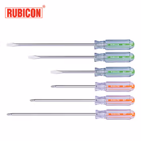 罗宾汉(RUBICON) 不锈钢一字形螺丝批6X150mm；807-6"(-)
