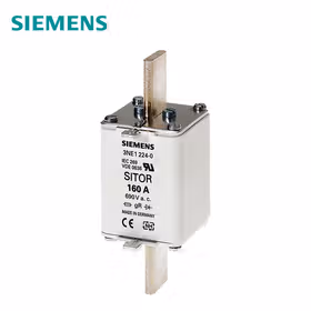 西门子 SITOR熔断片,含测量触点,NH1,输入：160A,gR,UnAC：690V,Un直流：250V,前端标示警报器；3NE NH1 160A 690V AC gR