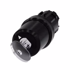 西门子 CES钥匙开关,22mm,塑料,锁闭编号SSG10,附带2把钥匙,2个开关位置,锁定,拔出钥匙O；3SU10005BF010AA0