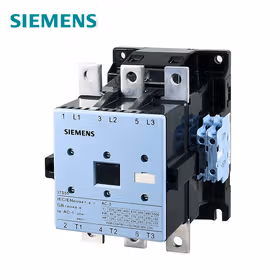 西门子 接触器AC50/60HZ24V 300A 160kW 辅助开关：4个常开触点+4个常闭触点,规格10螺纹连接；3TS55440XC2
