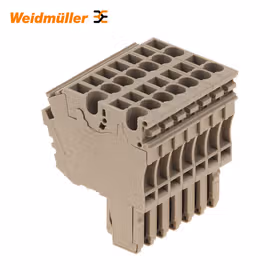 魏德米勒 Z系列,接线端子,接插件,深褐,直接安装；ZP 2.5/2AN/QV/7