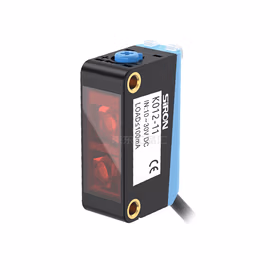 胜蓝SiRON 红光漫反射（背景抑制型）光电传感器NPN；K012-11