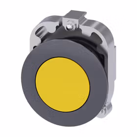 西门子 按钮,30mm,金属,亚光,黄色,锁定,按压解锁；3SU10600JA300AA0