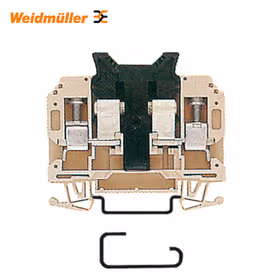 魏德米勒 SAK系列,熔断器型接线端子,额定横截面:10mm,螺钉联接,Wemid,深褐,直接安装；KSKM 3/35 GZ 1 1/4X1/4