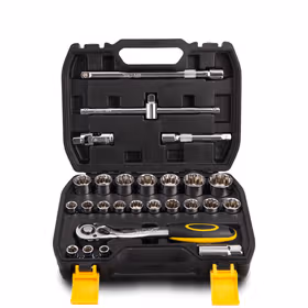 得力 26件12.5mm系列12角套筒组套  ；DL2026T