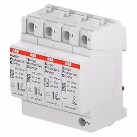 ABB 电涌保护器；OVR T2-T3 3N 20-275 P QS