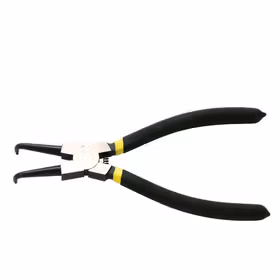 史丹利 德式孔用弯嘴卡簧钳7寸；84-447