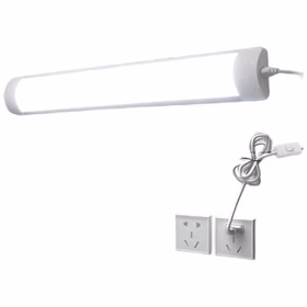 莞安 led灯条灯管直插式插头插电办公室墙壁室内照明超亮免安装 1.2米40瓦