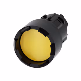 西门子 按钮,22mm,塑料,黄色,正面固定环,高,含锡键控式；3SU10000DB300AA0
