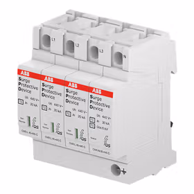 ABB 电涌保护器；OVR T2 3N 40-440 P QS