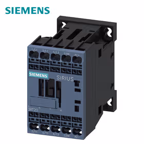西门子 功率接触器,7A,3kW,1NC,24VDC,带瞬态抑制二极管集成,尺寸S00,笼卡式连接；3RT20152SB42