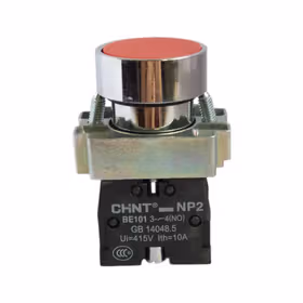 正泰 不带灯按钮,红色 金属头；NP2-BA42