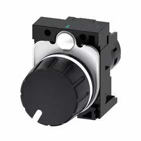 西门子 电位计,22mm,塑料,黑色,100k欧姆,带支架,螺栓型端子连接；3SU12002PU101AA0