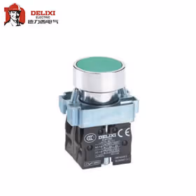 德力西电气 按钮开关头部；LAY5s-BA 白 钮头(标准型平钮)