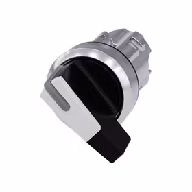 西门子 转换开关,22mm,圆形,金属,高光,白色,旋钮开关,长柄,2个开关位置O<I,键控式,；3SU10522CC600AA0