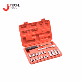 捷科(jetech) 20件6.3mm(1/4")公制综合套筒组套；SK1/4-20SP