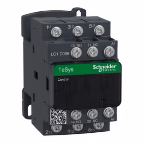 施耐德电气 国产TeSys D系列三极交流接触器,9A,110V,50/60Hz,环形端子；LC1D096F7C