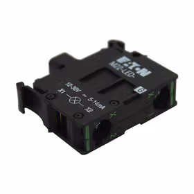 伊顿穆勒 按钮和指示灯附件，前部安装带灯基座，绿，24DC/AC；M22-LED-G