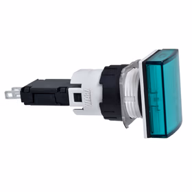 施耐德电气 长方形绿色(LED12～24V) 16mm指示灯；XB6DV3BB