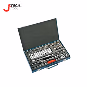捷科(jetech) 61件10mm(3/8")公制综合套筒组套；SK3/8-61S