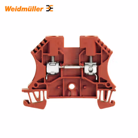魏德米勒 直通型接线端子,螺钉联接,4mm,800V,32A,红色；WDU 4 RT