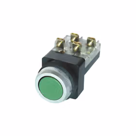 天得/tend &phi;25mm圆形平头按钮1NC(黄)；TBF-251BY