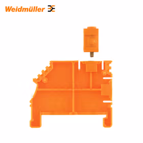 魏德米勒 接线端子附件,W系列,固定支座,橙色,5mm；WBB ZA WDU1.5/BL 10/10