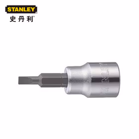 史丹利 10mm(3/8")系列50mm一字旋具套筒6.5mm；89-154