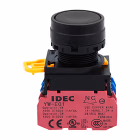 和泉 按钮开关,黑色；YW1B-M1E10B