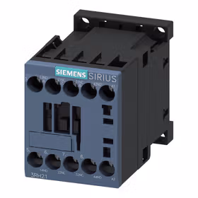 西门子 辅助接触器,2NO+2NC,120VAC,50/60Hz尺寸S00,螺栓型端子连接；3RH21221AK20