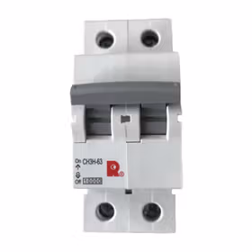 常熟开关 小型断路器 6A 2P C 10kA；CH3H-63C6/2