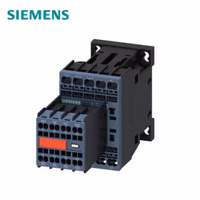 西门子 功率接触器,7A,3kW,2NO+2NC,24VDC集成有二极管,3极,尺寸S00笼卡式连接辅助开关不可分；3RT20152FB443MA0