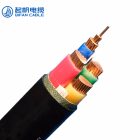 起帆电线电缆 ZC-YJV3*70+1*35平方阻燃C级国标电力电缆硬线 黑色1米【20米起售】