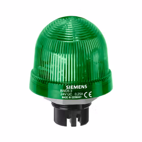 西门子 集成的信号灯,闪光,带集成式LED,绿色,24VAC/DC,直径为70mm；8WD53205BC
