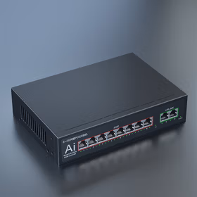 keepLINK友联KP-9000-F0820F-CM云网管8口PoE交换机百兆120W内电