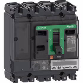 施耐德电气 塑壳断路器 NSX160N 50kA AC 4P4D 160A 5.2A；C16N45A160