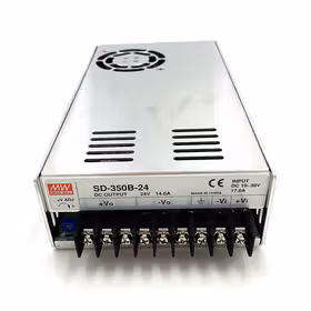 明纬 350W单组输出DC-DC转换器,12台/箱；SD-350B-24