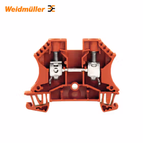 魏德米勒 直通型接线端子,螺钉联接,10mm,1000V,57A,红色；WDU 10 RT