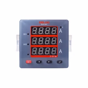 德力西电气 数显式电测量仪表；PA606L-6P4 5A 三相电流表
