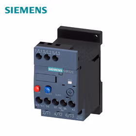 西门子 过载继电器0.35...0.50A规格S00,等级10,独立安装,主电路：螺丝端子,辅助电路：螺丝端子；3RU61160FB1