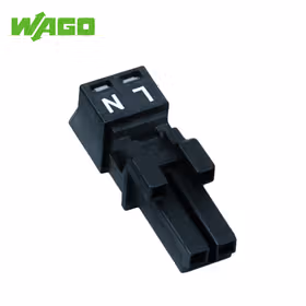 万可(WAGO) 插座,不带护线盒,2极；890-202