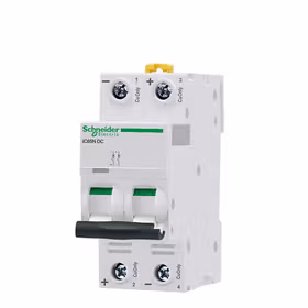 施耐德电气 小型直流断路器；Acti9 iC65N DC 2P C 20A MCB