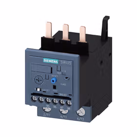 西门子 过载继电器12.5-50A电子,尺寸S2,等级10E接触器附属装置,主电路：螺栓,辅助电路：螺栓；3RB30361UB0