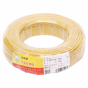 起帆 RV单芯B级阻燃软电线；ZB-RV-450/750V-1X10 黄色；100米/卷；