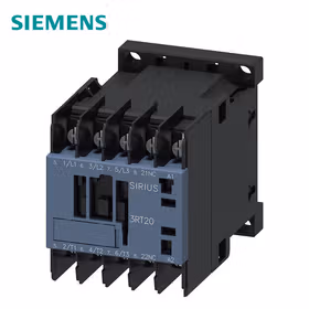 西门子 功率接触器,7A,3kW,1NC,AC110V,50Hz,120V60Hz,3极,尺寸S00环形电缆终端衔套连接；3RT20154AK62