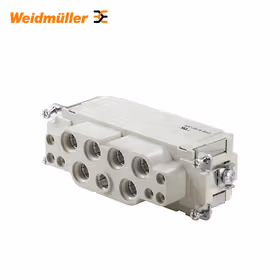 魏德米勒 HDC-插芯,插座,690V,100A,回路数:12,轴向螺钉连接,螺钉联接,产品外形尺寸:8；HDC S6 6 BAS