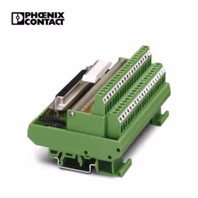 菲尼克斯 VARIOFACE模块,带螺钉接线和D-SUB孔式接头,可安装在NS35/7.5或NS3导轨上,带LED显示,37位；FLKM-D37 SUB/B/LA