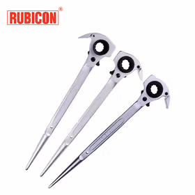 罗宾汉(RUBICON) 17X19mm尖尾棘轮扳手311mm；RCH-17x19