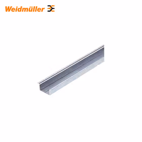 魏德米勒 安装导轨,TS 35,TS 35x15,无开孔,铝质,未处理的,2000mm,2米/根；TS 35X15/2.3 2M/AL/BK