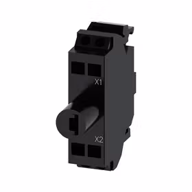 西门子 LED模块带集成式LED,AC230V,黄色,弹簧型端子连接,用于底部固定安装；3SU14012BF303AA0